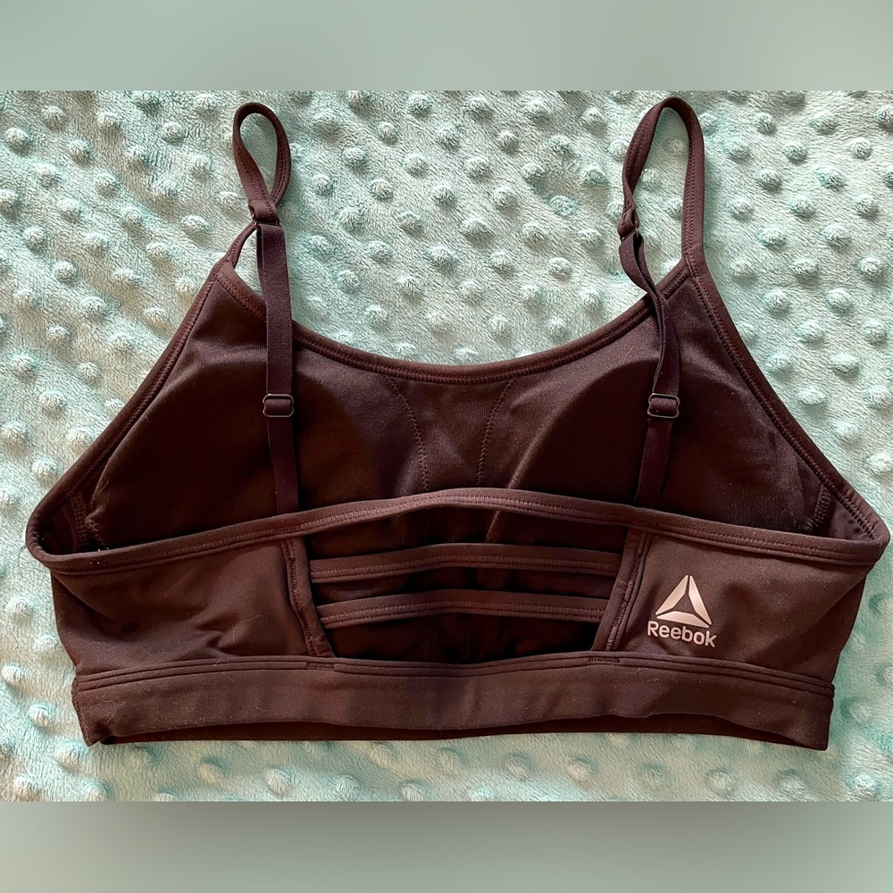 Reebok Adjustable Strap Sports Bra - Black